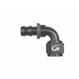Satisfait Ou Remboursé Raccord GOODRIDGE 536DBK 90° Dash 6 9/16 JIC X 18 en Alu Noir