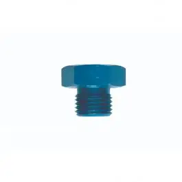 Marque Bouchon GOODRIDGE AN814 3/8 JIC X 24 en Alu Bleu