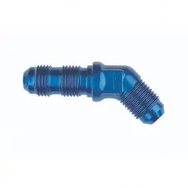 Solde Passe cloison GOODRIDGE AN837 45° Mâle 7/16 JIC X 20 en Alu Bleu