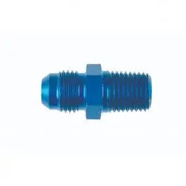 Adaptateur GOODRIDGE AN816 JIC 7/16 X 20 Mâle - NPT 1/4 X 18 Mâle en Alu Bleu Haute Qualité