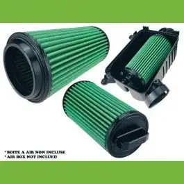 Satisfait Ou Remboursé Filtre à air coton GREEN FILTER pour boite à air d&rsquo;origine G491627