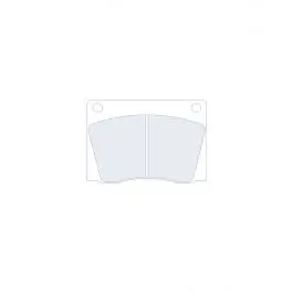 Achat Immédiat Plaquettes de frein CL Brakes 4114T22 RC5 97,2 mm x 68 mm x 22 mm