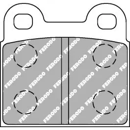 Plaquettes de frein FERODO FDS3 DS Performance 55,7 mm x 53,5 mm x 14,5 mm Quantité Limitée