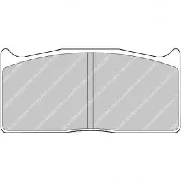 Retour Gratuit Plaquettes de frein FERODO FRP308 DS3.12 99,8 mm x 46 mm x 20 mm