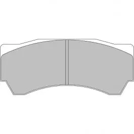 Satisfait Ou Remboursé Plaquettes de frein FERODO FRP3081 DSUNO 152 mm x 63 mm x 16 mm