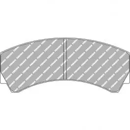 Plaquettes de frein FERODO FRP3018 DS3000 132,4 mm x 55 mm x 16,7 mm Must-Have