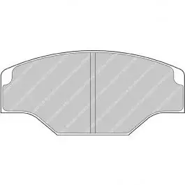 Top Vente Plaquettes de frein FERODO FRP201 DS3.12 113,5 mm x 52 mm x 15,7 mm