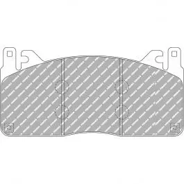 Livraison Gratuite Plaquettes de frein FERODO FCP4835 DS2500 189,2 mm x 92,7 mm x 16,3 mm