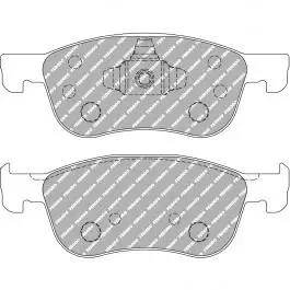 Soldes Plaquettes de frein FERODO FCP4816 DS1.11 155,3 mm x 56,6 mm x 16,4 mm