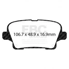 Dernier Modèle Plaquettes EBC Greenstuff DP23125
