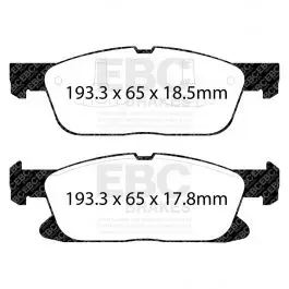 Plaquettes EBC Greenstuff DP23046 Prix Bas