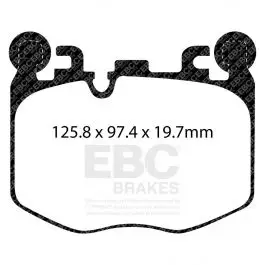 Plaquettes EBC Yellowstuff DP42525R Quantité Limitée