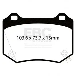 Seulement Aujourd’hui Plaquettes EBC Yellowstuff DP42361R