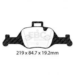 Plaquettes EBC Bluestuff NDX DP52289NDX Livraison Gratuite