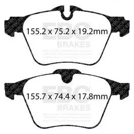 Vente Flash Plaquettes EBC Yellowstuff DP42189R