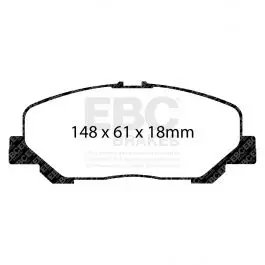 Soldes Plaquettes EBC Ultimax DPX2048