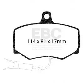 Plaquettes EBC Redstuff DP3756/2C Promotion Saisonnière