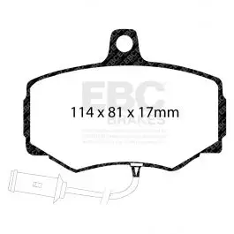 Plaquettes EBC Redstuff DP3756C Prix Choc