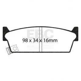 Plaquettes EBC Ultimax DP686/2 Marque