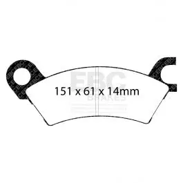 Livraison Express Plaquettes EBC Ultimax DP441