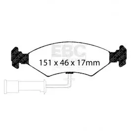 Plaquettes EBC Ultimax DP389 Livraison Gratuite