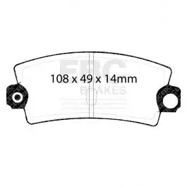 Meilleure Vente Plaquettes EBC Greenstuff DP2189