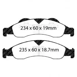 Plaquettes EBC Yellowstuff DP41803R Offre Limitée