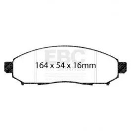 Plaquettes EBC Yellowstuff DP41747R Prix Promo