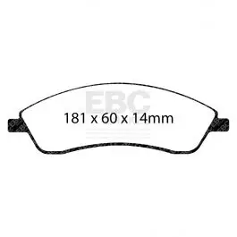 Soldes Plaquettes EBC Ultimax DP1692