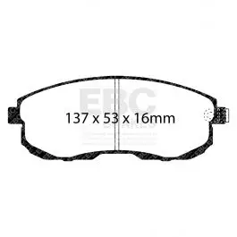 Prix Réduit Plaquettes EBC Greenstuff DP21636