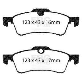 Haute Qualité Plaquettes EBC Ultimax DP1389