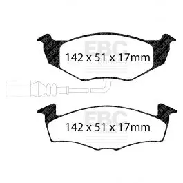 Satisfait Ou Remboursé Plaquettes EBC Greenstuff DP21498