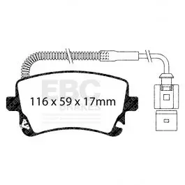 Plaquettes EBC Greenstuff DP21470 Satisfait Ou Remboursé