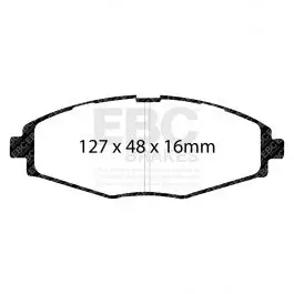 Plaquettes EBC Ultimax DP1212 Haute Qualité