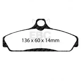 Plaquettes EBC Redstuff DP31152C Expédition Rapide