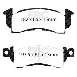 Meilleure Vente Plaquettes EBC Yellowstuff DP41145R