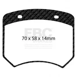 Plaquettes EBC Greenstuff DP2102 Populaire