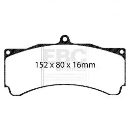 Plaquettes EBC RP-X DP8032RPX Populaire