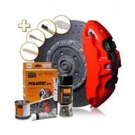 Kit de Laque FOLIATEC pour Etrier de Frein Rouge Brillant Promotion