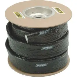 Expédié Aujourd’hui Rouleau gaine souple Fire Sleeve™ 3048 cm x 25 mm - couleur noir DEI 94474