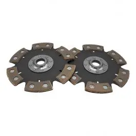 Vente Flash Disques d’embrayage (2) Céramétallique (6 patins) 8 rivets D215mm x 26 can Tilton 64215-7-EE-55