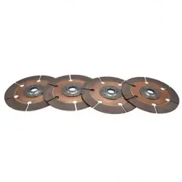 Produit De Marque Disques d'embrayage (4) Métal fritté (rond) 8 rivets D215mm x 29 can Tilton 64215-1-VVVV-58