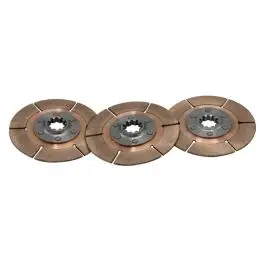Solde Disques d’embrayage (3) Métal fritté (rond) 6 rivets D140mm x 10 can Tilton 64140-9-ABA-08