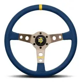 Meilleure Vente Volant MOMO MOD07 D350 en Mircrofibre Bleu