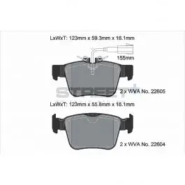 Plaquettes de Frein PAGID STREET Plus T8016 Prix Bas