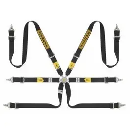 Harnais SABELT Steel Rally 6 points FIA 8853-2016 Noir Produit De Marque