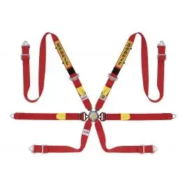 Offre Exclusive Harnais SABELT Silver LPM 6 points FIA 8853-2016 Rouge