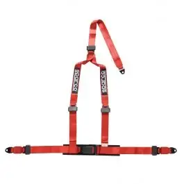 Harnais SPARCO Club H-3 3 points ECE Rouge Acheter Direct