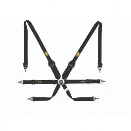 Haute Qualité Harnais OMP One 3+2 Convertible 6 points FIA 8853-2016 Noir
