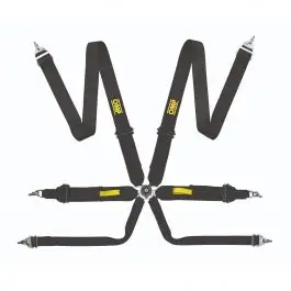 Offre Limitée Harnais OMP Tecnica 3 6 points FIA 8853-2016 Noir